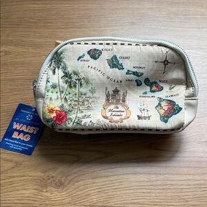 Hawaiian Islands Map Waist Bag